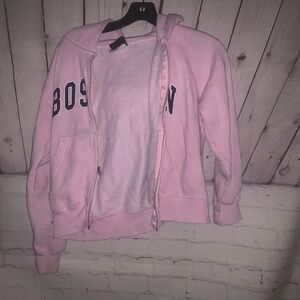 Kids Pink Hoodie Jacket
